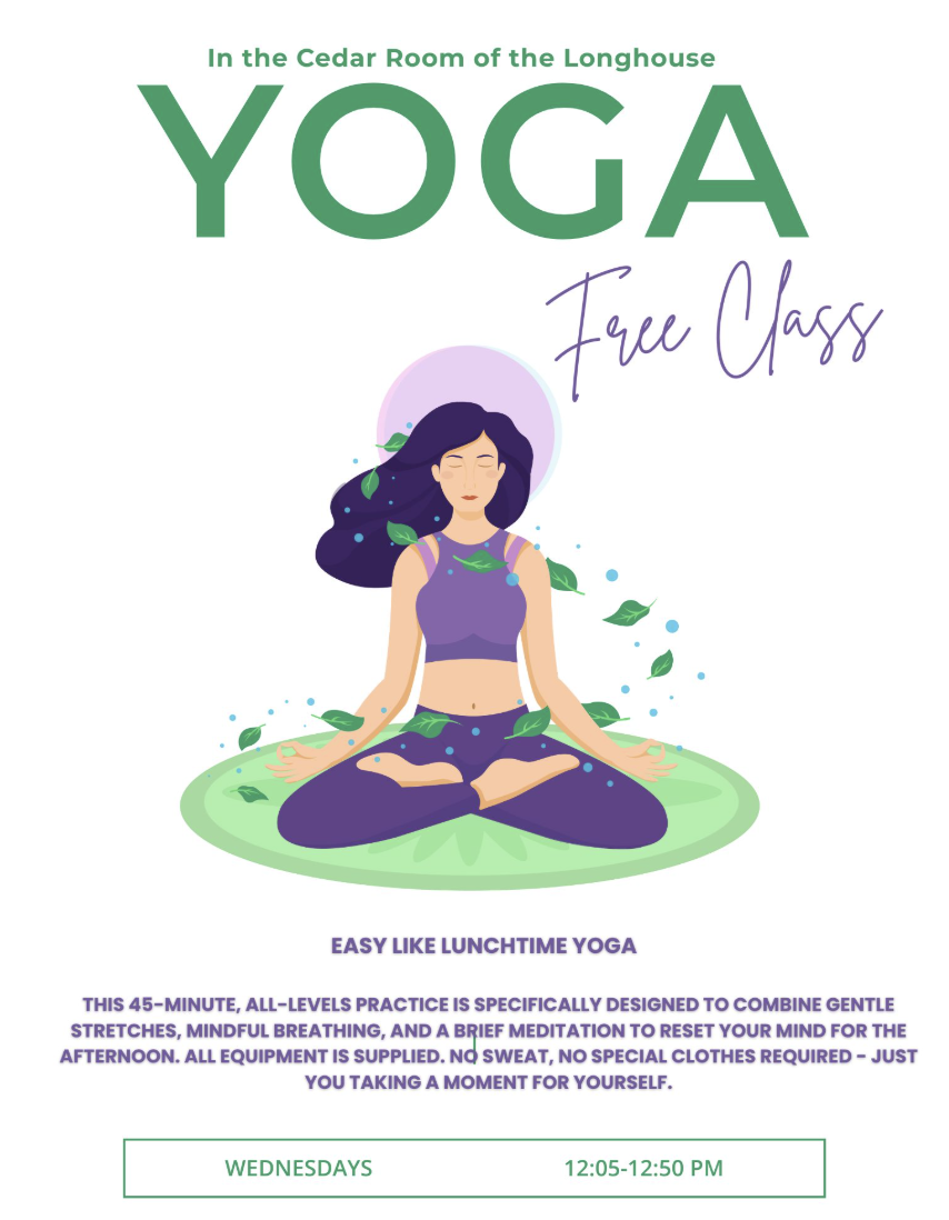 Yoga class flyer